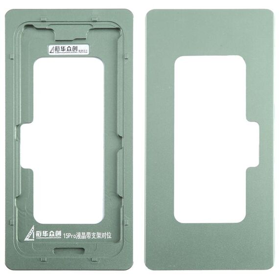 Per iPhone 15 Pro Schermo LCD Esterno Calibrazione Lente in Vetro Stampo Fisso