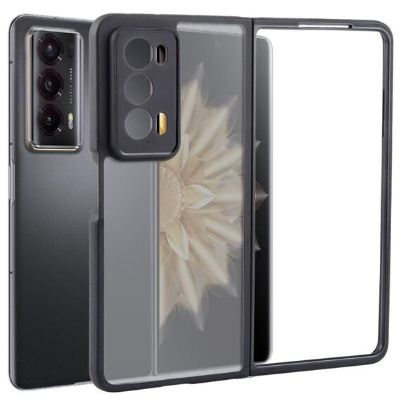 Per Honor Magic V2 Custodia in TPU nero opaco + PC