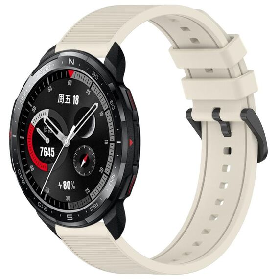 Per Honor Watch GS Pro 22 mm cinturino in silicone strutturato in tinta unita (Starlight)