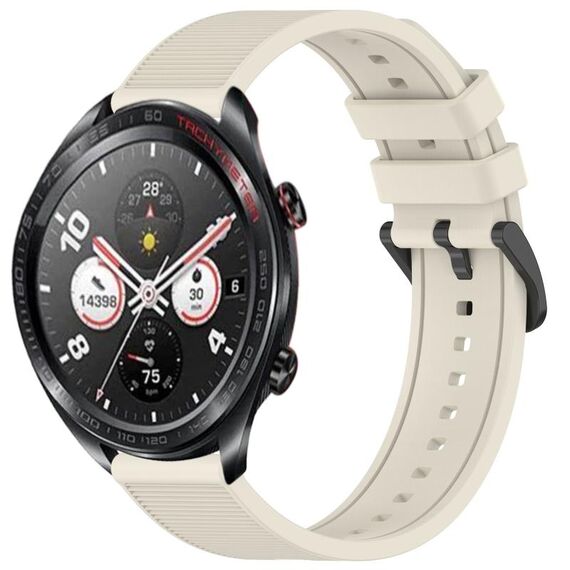 Per Honor Watch Dream 22mm cinturino in silicone strutturato in tinta unita (Starlight)