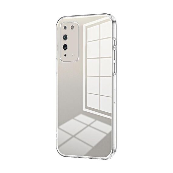 Per Honor X10 Custodia per telefono con foro sottile con placcatura trasparente (trasparente)