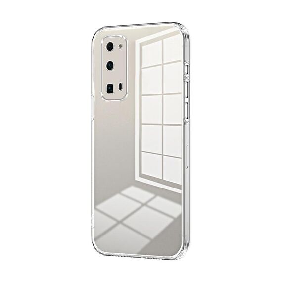 Per Honor 30 Pro / 30 Pro+ Custodia per telefono con foro fine con placcatura trasparente (trasparente)
