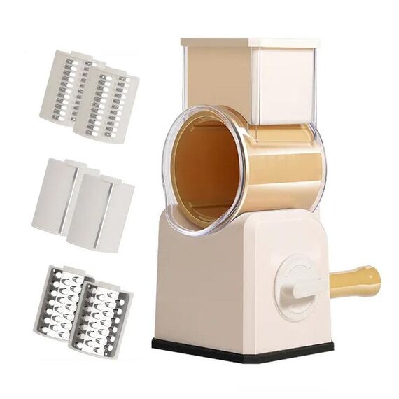 Trituratore multifunzione a manovella per tritatutto per verdure Cyclone Home 3 in 1 (giallo chiaro)