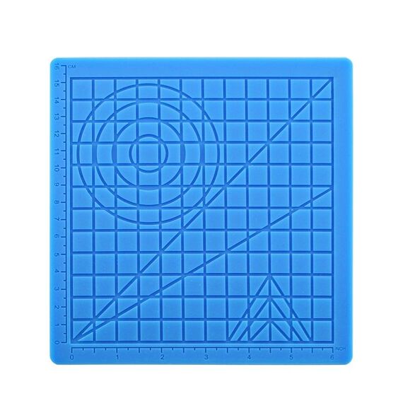 Tappetino per modello di pittura fai-da-te in silicone con copia a penna per stampa 3D, specificazione: blu