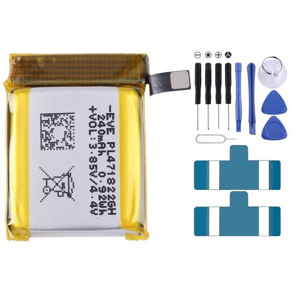Batteria di ricambio PL471822GH 240mAh per Amazfit GTS A1969/2E A2021 EDA006119501 6922527125809