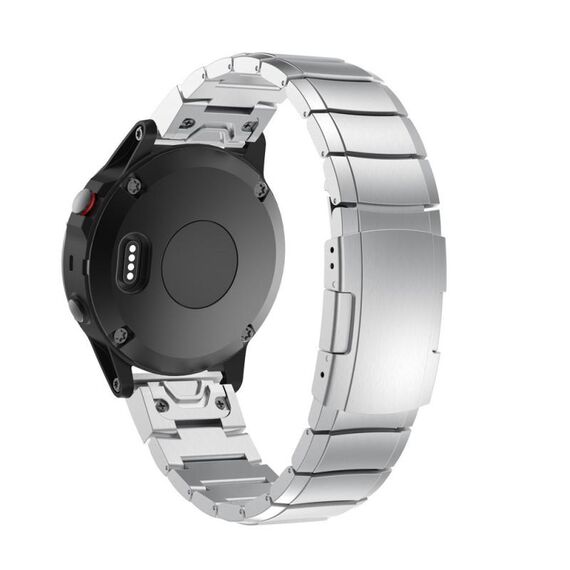 Per cinturino per orologio a sgancio rapido in lega di titanio Garmin Quatix 7 Pro da 22 mm (argento)