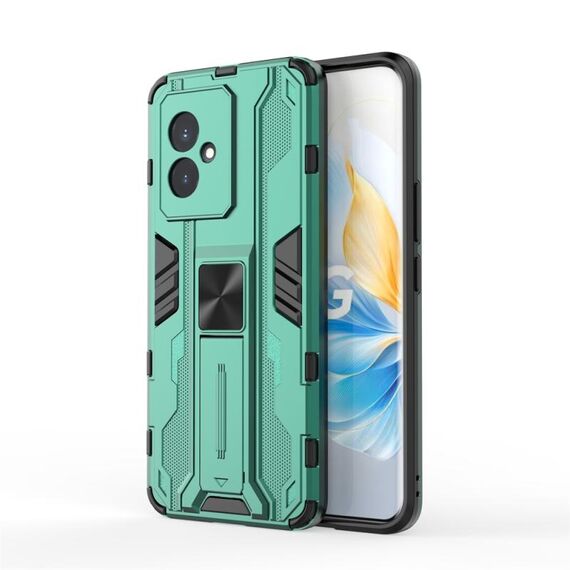 Custodia per telefono TPU ibrida per PC Honor 100 Supersonic Armor (verde)