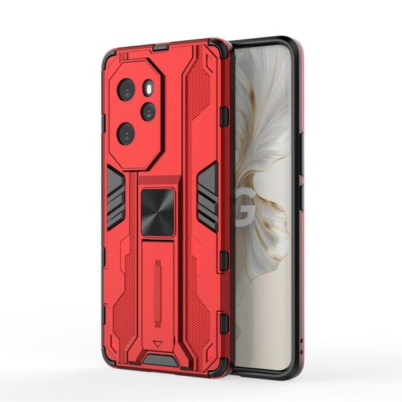 Custodia per telefono TPU ibrida per PC Supersonic Armor per Honor 100 Pro (rossa)