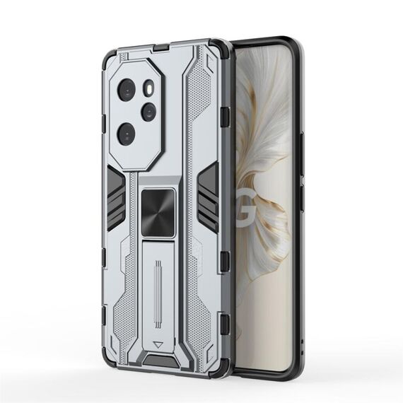 Custodia per telefono TPU ibrida per PC Supersonic Armor per Honor 100 Pro (grigio)