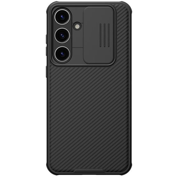 Per Samsung Galaxy S24+ 5G NILLKIN Black Mirror Pro Series Camshield Custodia per PC (Nero)