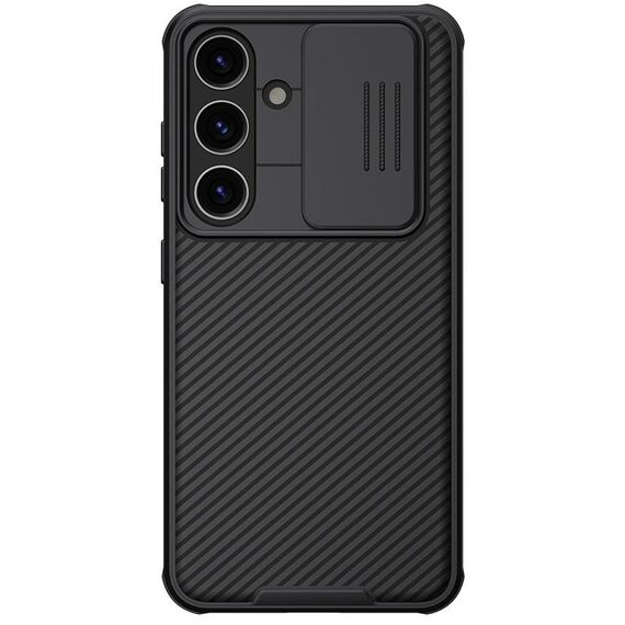 Per Samsung Galaxy S24 5G NILLKIN Black Mirror Pro Series Camshield Custodia per PC (Nero)
