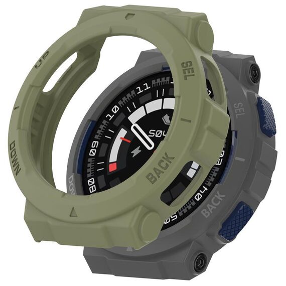 Per Amazfit Active Edge A2212 Custodia protettiva per orologio in TPU armatura cava mezza confezione (verde)