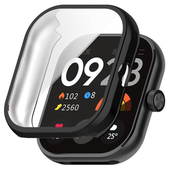 Per Redmi Watch 4 Custodia protettiva per orologio elettrolitico in TPU con pacchetto completo (nera)