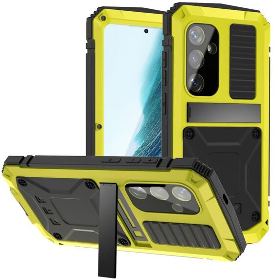 Per Samsung Galaxy S24+ 5G R-JUST Life Custodia impermeabile antipolvere antiurto (gialla)