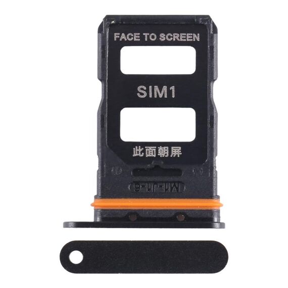 Per Xiaomi 13 Ultra Vassoio scheda SIM + Vassoio scheda SIM (nero)