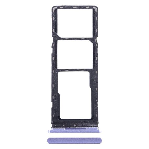 Per Tecno Spark Go 2022 Vassoio scheda SIM + Vassoio scheda SIM + Vassoio scheda Micro SD (Viola)
