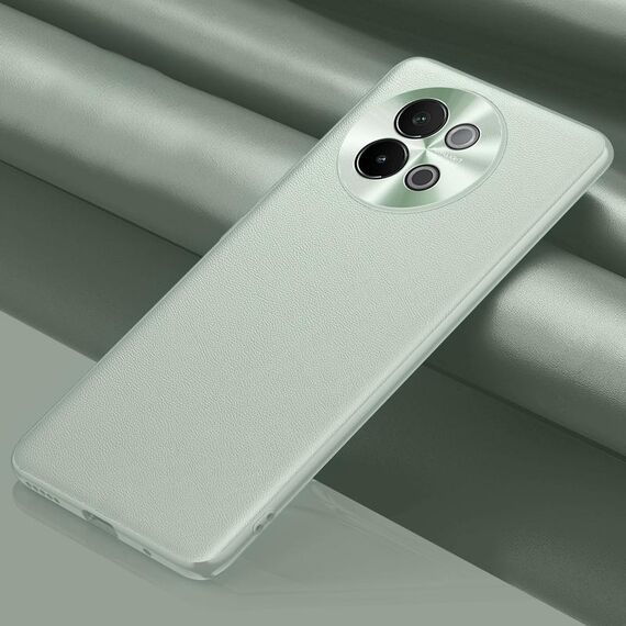 Custodia per telefono antiurto all-inclusive in pelle tinta unita per vivo S18 Pro (verde)