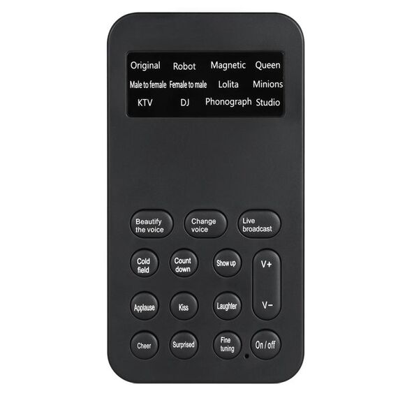 S9 Telefono cellulare Computer Scheda audio dal vivo Cambia voce Gioco Karaoke Registrazione Trasformatore audio (inglese)