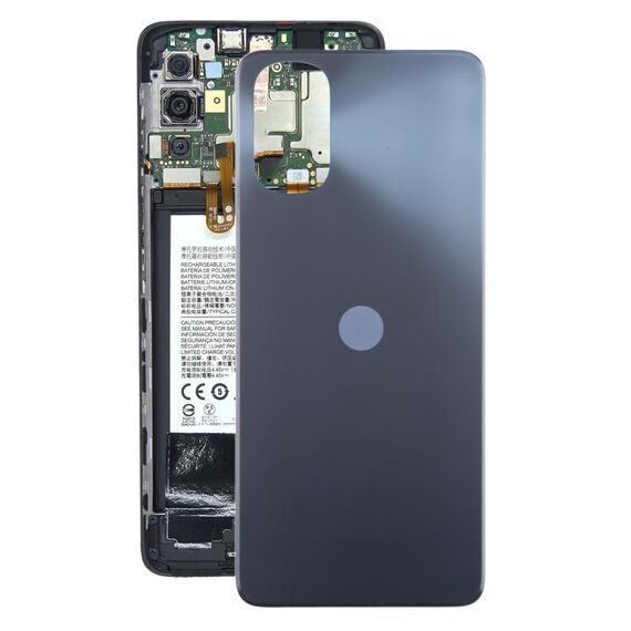 Per Motorola Moto E32 Cover posteriore batteria originale (grigio)