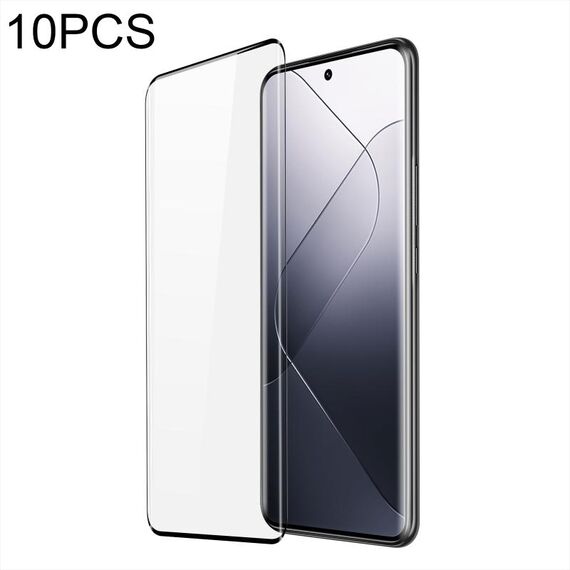 Per Xiaomi 14 Pro 10 pezzi DUX DUCIS 0,33 mm 9H Pellicola in vetro temperato allumina media
