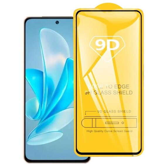 Per vivo V30 Lite 9D Pellicola in vetro temperato con schermo a colla completa