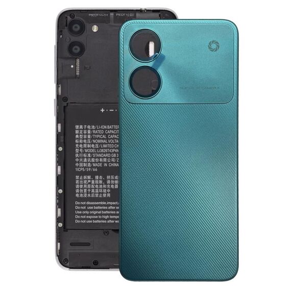 Cover posteriore batteria per ZTE Blade A34 (blu)