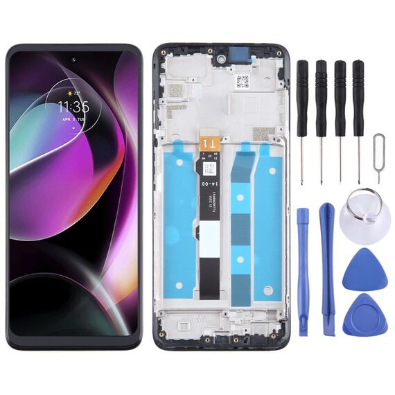 Per Motorola Moto G 2022 OEM LCD Screen Digitizer assemblaggio completo con cornice
