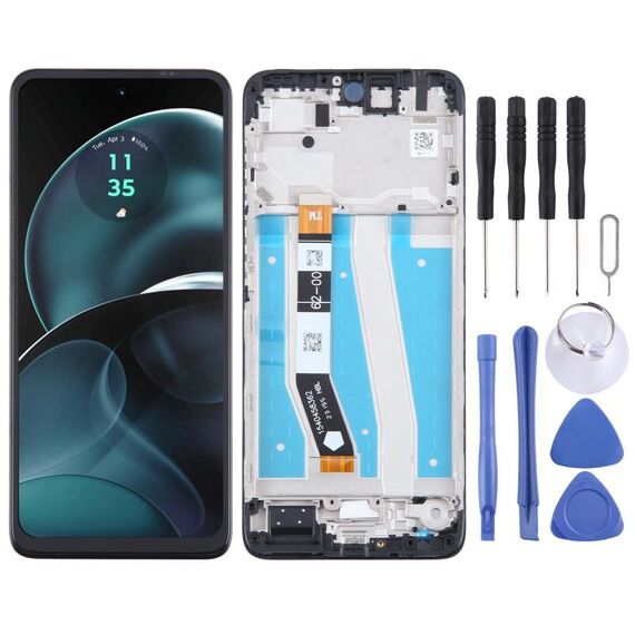 Per Motorola Moto G14 OEM LCD Screen Digitizer assemblaggio completo con cornice