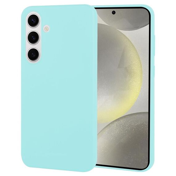 Custodia morbida in TPU liquido GOOSPERY SOFT FEELING per Samsung Galaxy S24+ 5G (verde menta)
