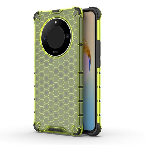 Custodia per telefono a nido d'ape antiurto per Honor X50 (verde)