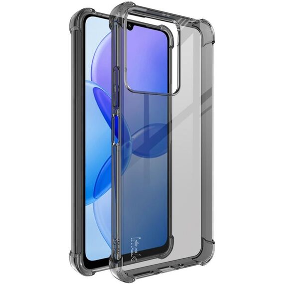 Per Xiaomi Redmi 13C 5G/13R 5G imak custodia in TPU antiurto per airbag (nero trasparente)
