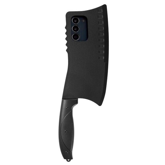Per Samsung Galaxy S23+ 5G Coltello da cucina simulato TPU + Custodia per PC (Nero)