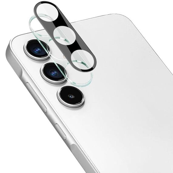 Per Samsung Galaxy A55 5G imak Pellicola per lenti in vetro integrata ad alta definizione versione nera