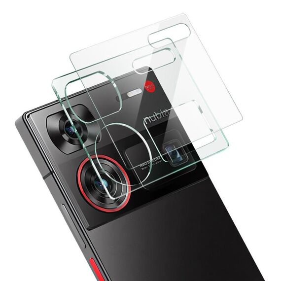 Per ZTE nubia Z60 Ultra 5G imak Pellicola in vetro temperato per obiettivo fotocamera posteriore integrato con copriobiettivo