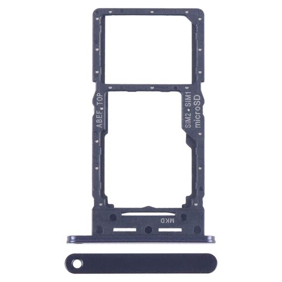 Per Samsung Galaxy A25 5G SM-A256B Vassoio scheda SIM originale + Vassoio scheda SIM/Vassoio scheda micro SD (Nero)
