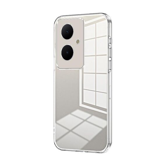 Per vivo Y78+ 5G / Y78 / V29 Lite Custodia per telefono con foro sottile con placcatura trasparente (trasparente)