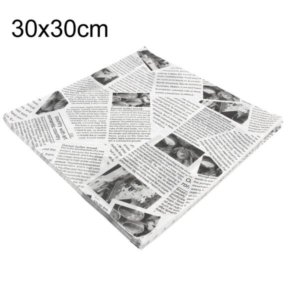 500 fogli/pacco Carta da forno Carta da forno Carta da forno Fodere per cestini per alimenti Carta 30 x 30 cm Bianca