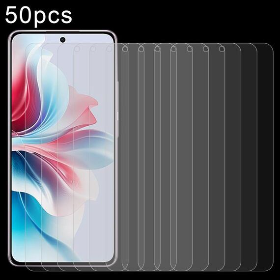 Per OPPO Reno11 F Pellicola in vetro temperato 50 pezzi 0,26 mm 9H 2,5D