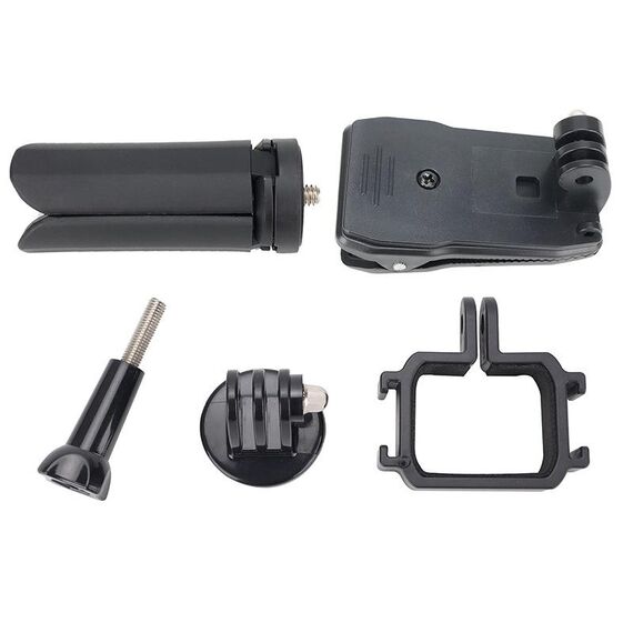 Per DJI OSMO Pocket 3 Adattatore staffa di espansione Accessori staffa di montaggio per fotocamera gimbal, Stile: Staffa espandibile + Clip per zaino + Mini Tripletta