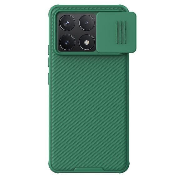 Custodia per telefono Xiaomi Redmi K70 / K70 Pro NILLKIN CamShield Pro per PC (verde)
