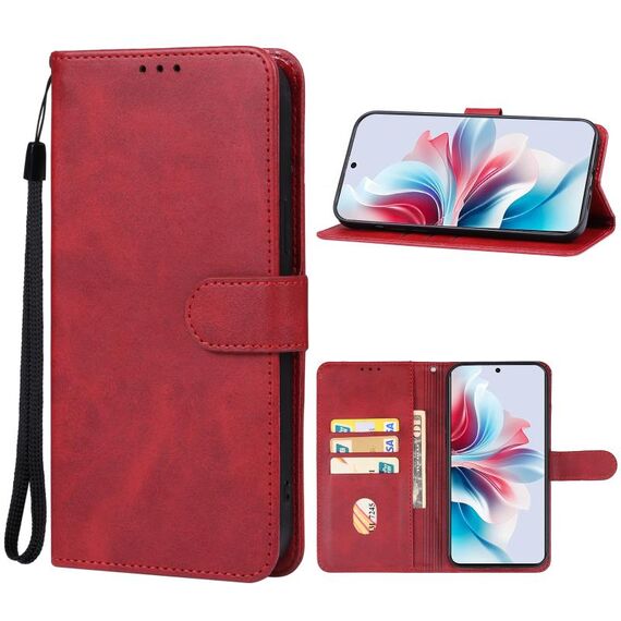 Per la custodia in pelle OPPO Reno11 F (rossa)
