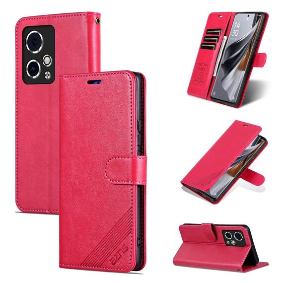 Per Honor 90 GT AZNS Custodia per cellulare in pelle con texture in pelle di pecora (rossa)