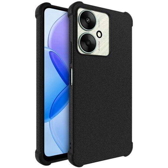 Per Xiaomi Redmi 13C 5G/13R 5G imak custodia in TPU antiurto con airbag (nero opaco)