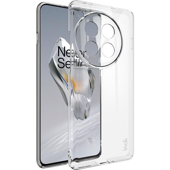 Per OnePlus 12 5G imak Wing II Custodia protettiva per telefono in cristallo resistente all'usura