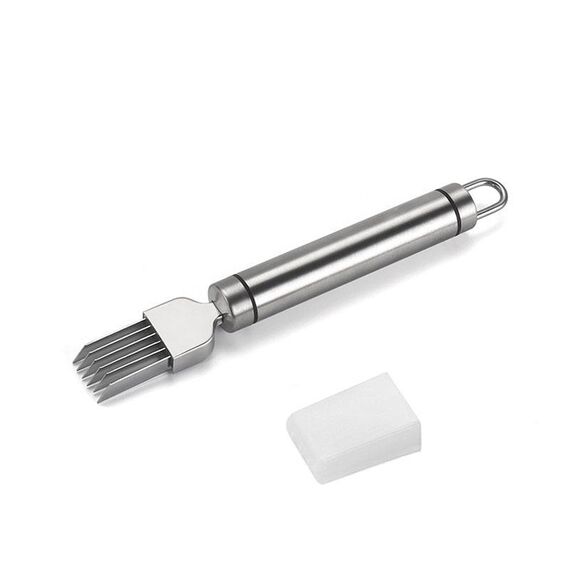 Affettatrice multifunzionale in acciaio inox per cipolle tritate