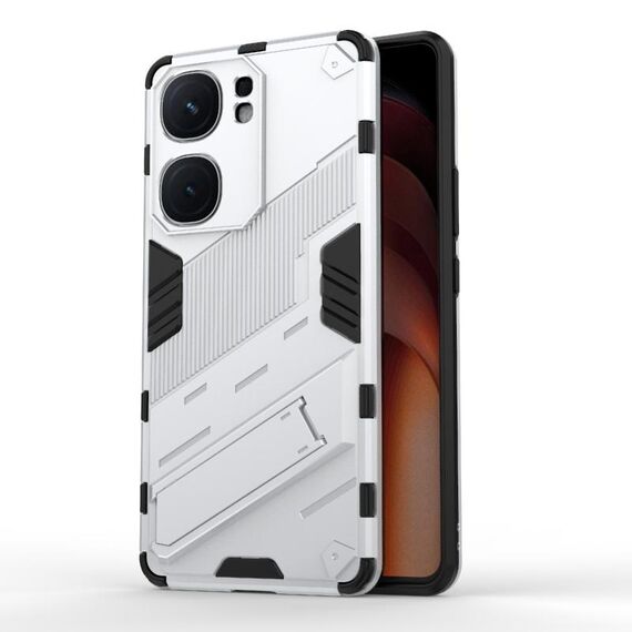 Per vivo iQOO Neo9 5G Punk Armor 2 in 1 PC + custodia per telefono in TPU con supporto (bianco)