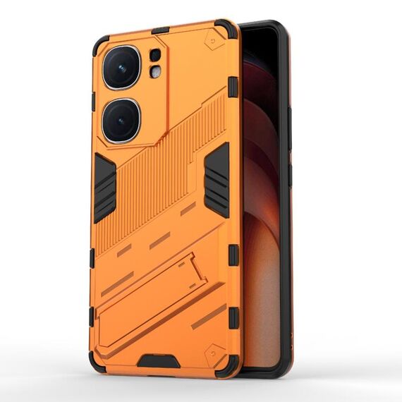 Per vivo iQOO Neo9 5G Punk Armor 2 in 1 PC + custodia per telefono in TPU con supporto (arancione)