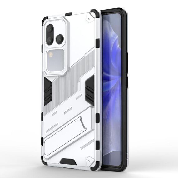 Per vivo S18 5G Punk Armor 2 in 1 PC + custodia per telefono TPU con supporto (bianco)