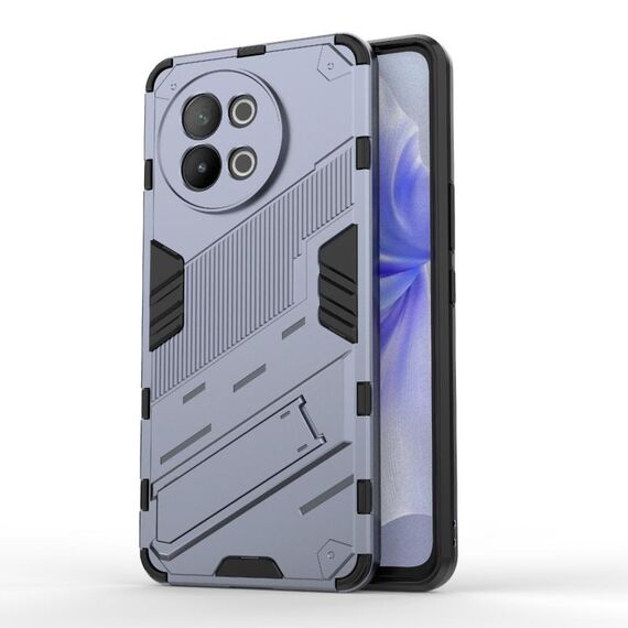Per vivo S18E 5G Punk Armor 2 in 1 PC + custodia per telefono in TPU con supporto (grigio)