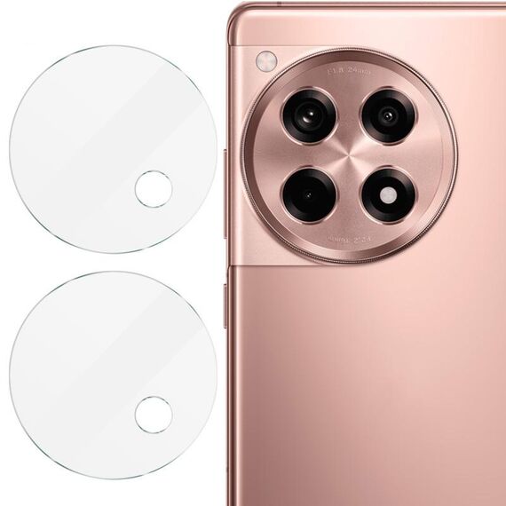 Per OnePlus Ace 3 5G IMAK 2 pezzi/set Pellicola per obiettivo in vetro per fotocamera posteriore HD